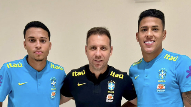 Dupla de Xerém vem se destacando na seleção Sub-20 (Foto: Divulgação/FFC)