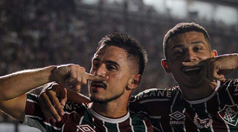 Willian Bigode marcou seu segundo gol pelo Fluminense na vitória sobre o Millonarios na Pré-Libertadores