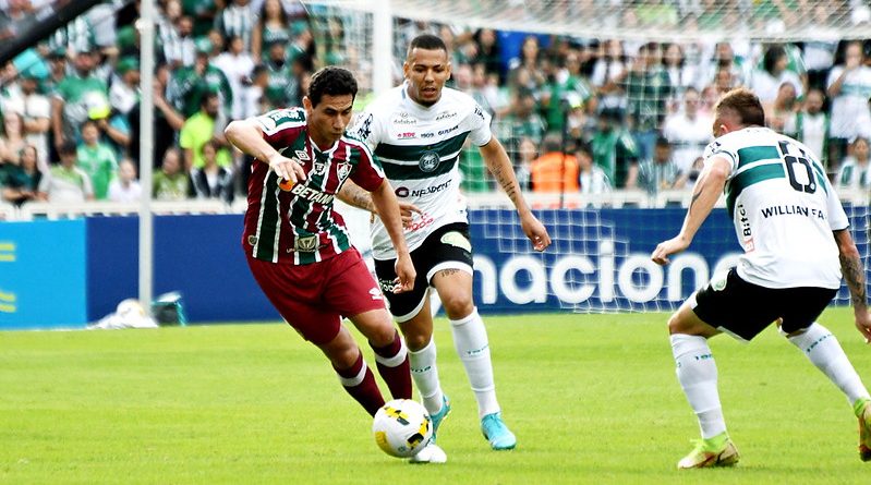 Ganso em ação contra o Coritiba