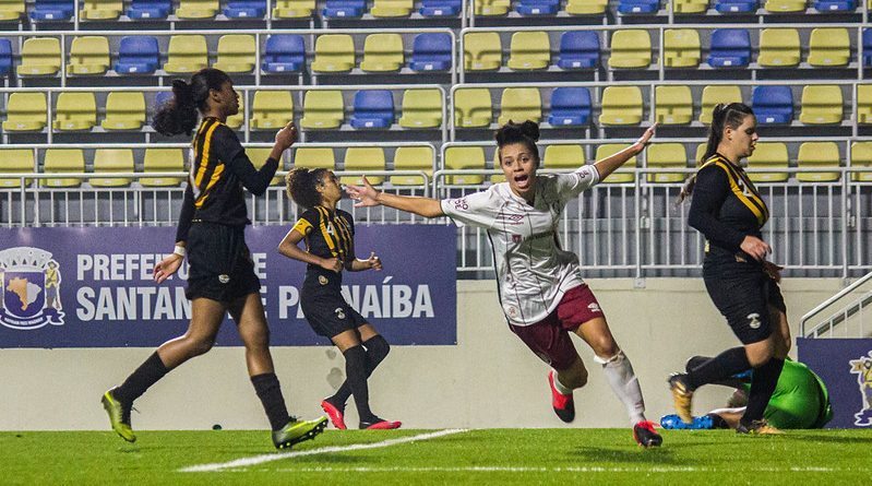 Larissa Freiman marca na goleada do Fluminense sobre o Cresspom pelo Brasileiro Feminino Sub-20
