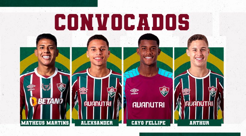 Fluminense terá quatro jogadores disputando o Torneio Internacional Sub-20