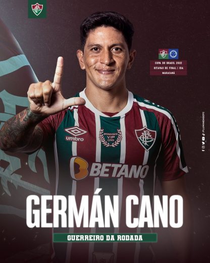 Germán Cano eleito Guerreiro da Rodada contra Cruzeiro