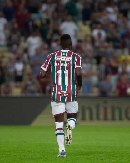 Luiz Henrique em último jogo pelo Flu no Maracanã