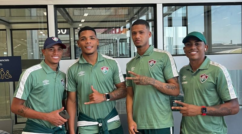 John Kennedy, Samuel e os outros jogadores do Sub-23 tricolor