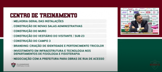 Mario Bittencourt concede entrevista coletiva sobre os três anos de sua gestão