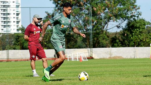 Marrony em treino no CTCC