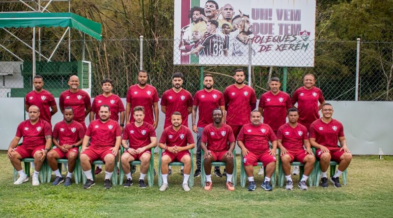 Equipe da captação que passou por modernização na base do Fluminense