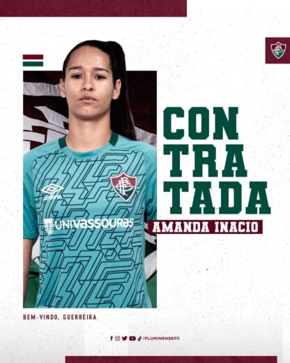 Amanda Inácio é a nova contratação do Fluminense feminino