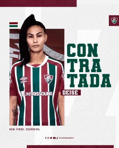 Deise é a nova contratação do Fluminense feminino