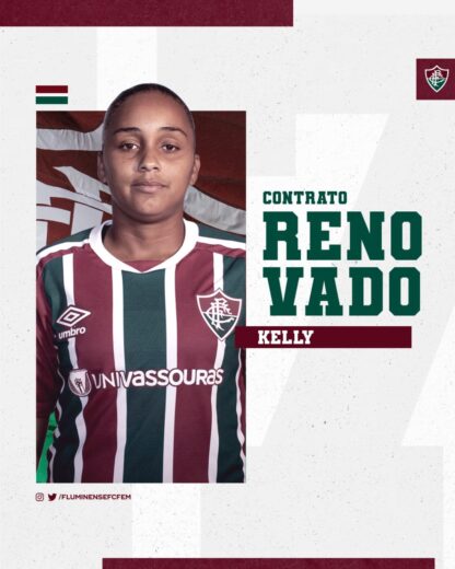 Kelly renova com o Fluminense para 2023