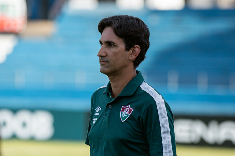 Ricardo Resende comando o time Sub-20 do Fluminense no mesmo estádio em que jogou contra o Taubaté