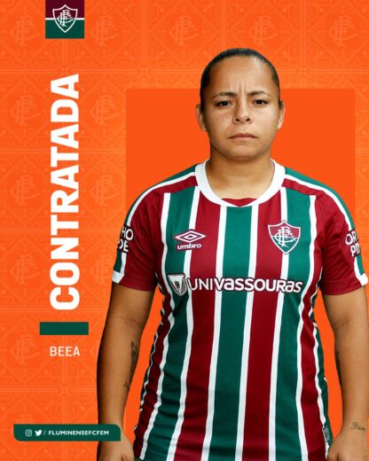 Bea é o novo reforço do time feminino principal do Fluminense