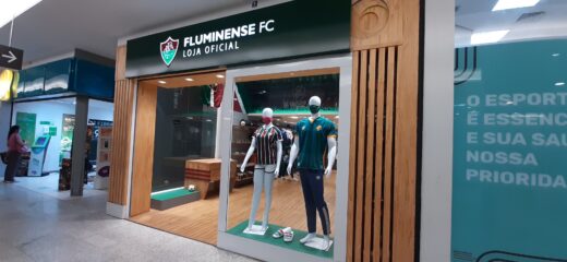 Loja do Fluminense no shopping Tijuca