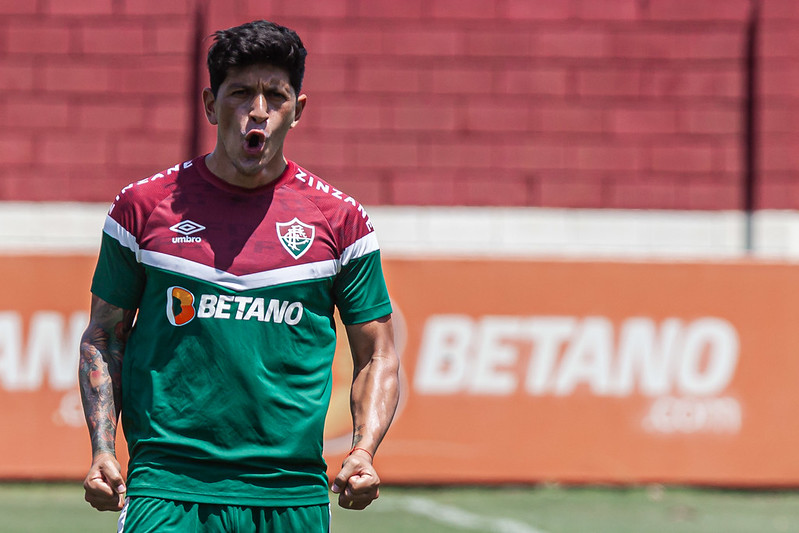 Cano marcou um gol na vitória do Fluminense sobre a Portuguesa pela Taça Guanabara de 2022