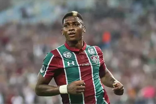 Yony Gonzalez quando ainda atuava pelo Fluminense