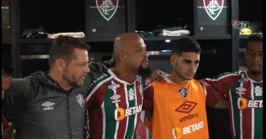 Felipe Melo antes da partida conta o Vasco