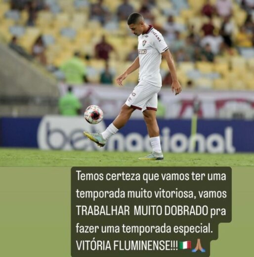 André se manifesta no Instagram, após mais uma derrota 