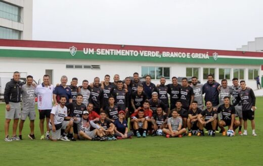 Adversário do Flamengo na Libertadores, Ñublense treina no CT Carlos Castilho e elogia: “Uma das melhores instalações do Rio de Janeiro” 