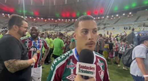 Guga fala após conquistar o primeiro título com o Fluminense: “É a realização de um sonho”