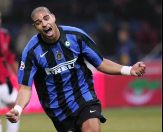Adriano comemora gol pela Inter de Milão/ Foto: Reprodução Getty Images