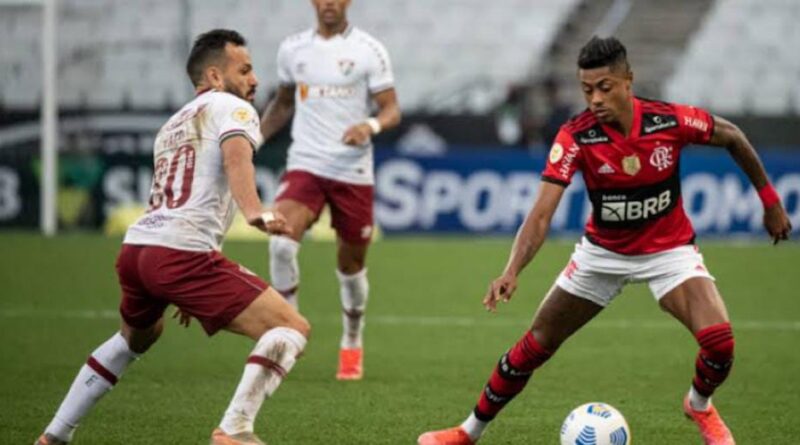 Bruno Henrique em derrota para o Fluminense em 2021 / Foto: Alexandre Vidal