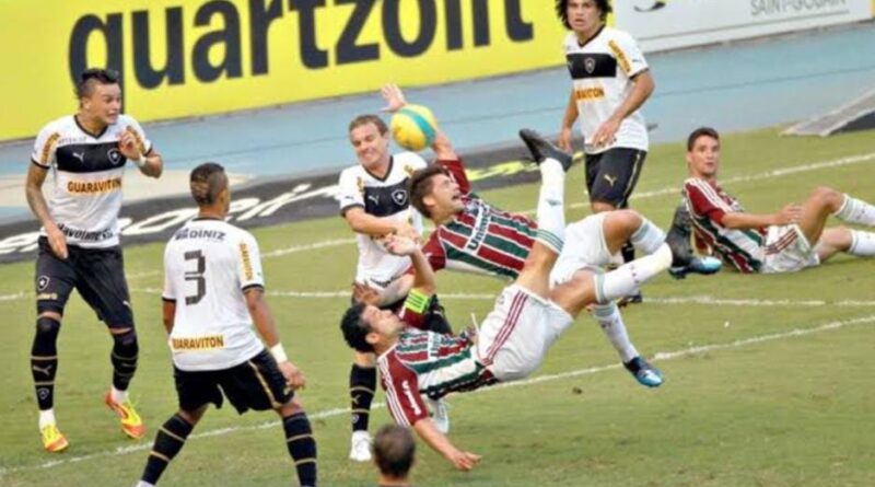 Golaço de bicicleta de Fred contra o Botafogo em 2012 / Foto: André Luiz Mello