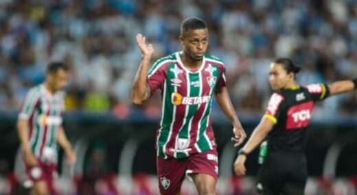 Keno marca em Fluminense 3 x 0 Paysandu / Foto: Fernando Torres