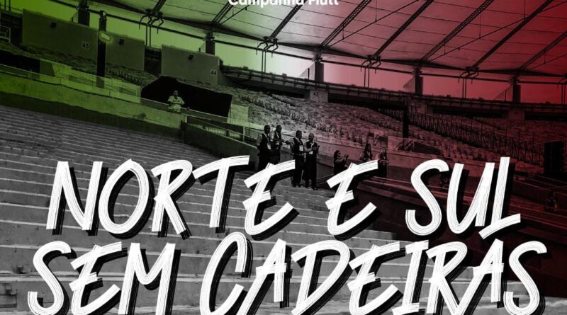 Campanha da torcida do Fluminense para retirada das cadeiras de setores no Maracanã / Foto: Reprodução