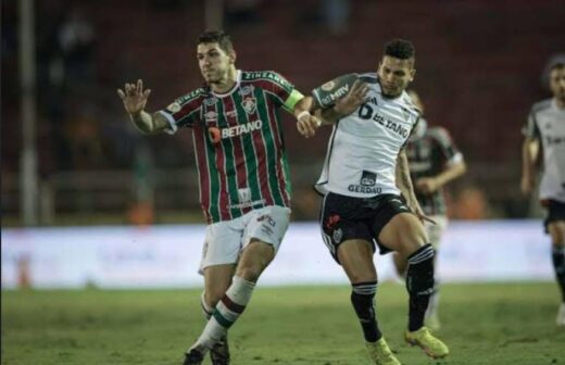 Nino em Fluminense 1 x 1 Atlético-MG / Foto: Pedro Souza