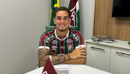 Fluminense renova até 2026 com meio-campista do Sub-20 Agner 