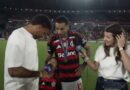 Filho de jogador do Flamengo rouba cena durante entrevista e assume: “Sou Fluminense”