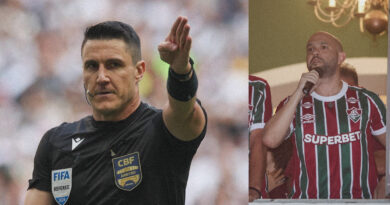 Mattheus Montenegro protesta contra arbitragem em clássico; Rafael Rodrigo Klein relata falas em súmula