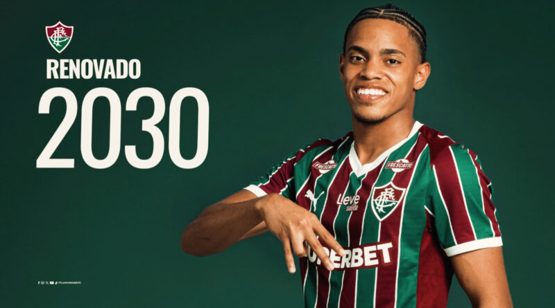 Fluminense renova contrato de Matheus Reis até 2030