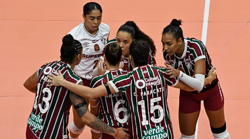 Fluminense enfrenta o Dentil Praia Clube pela Superliga Feminina nesta sexta-feira