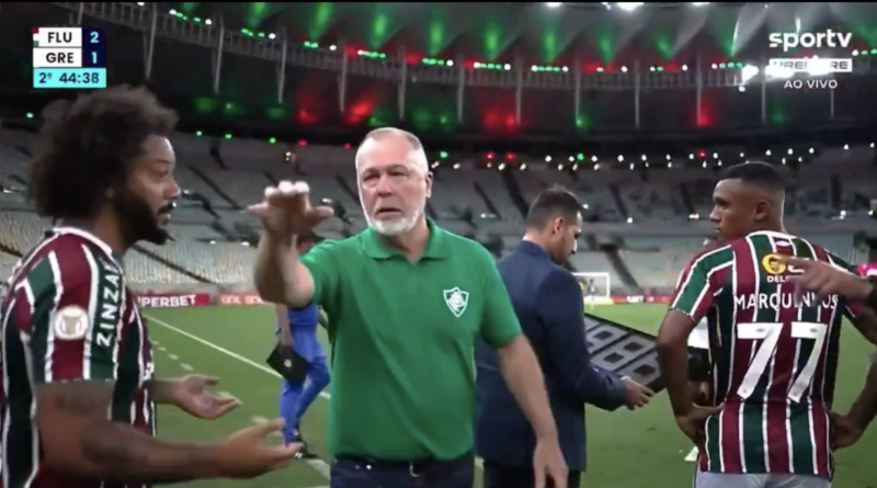 Marcelo detalha briga com Mano Menezes antes de sua saída do Fluminense: “Ele não falava comigo”
