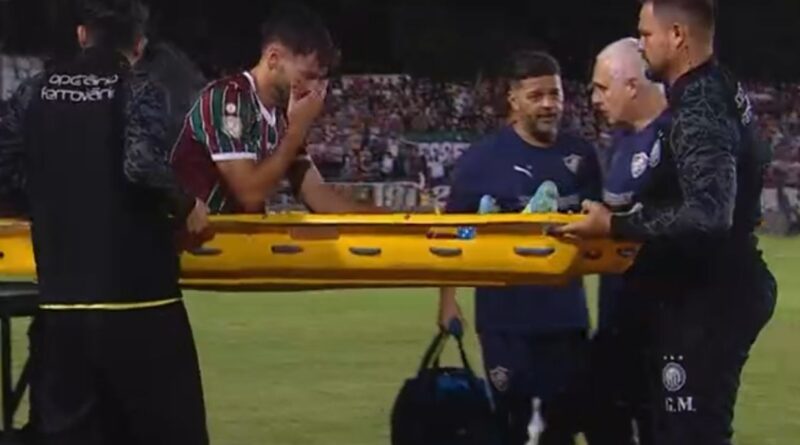 Com dores na coxa, Martinelli é substituído no início de Operário-PR x Fluminense