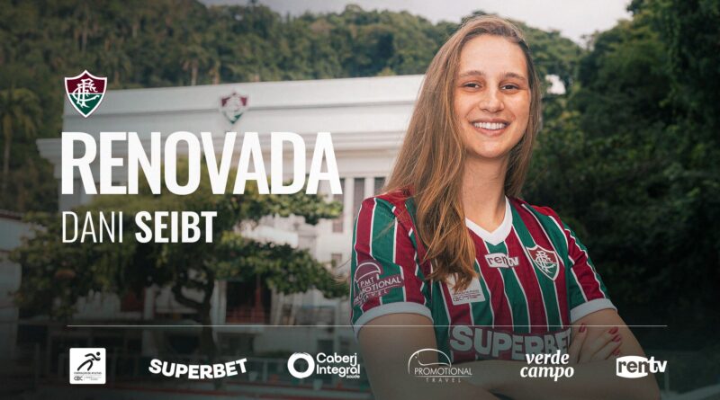 Vôlei feminino: Dani Seibt renova com o Fluminense e disputará sexta temporada pelo clube