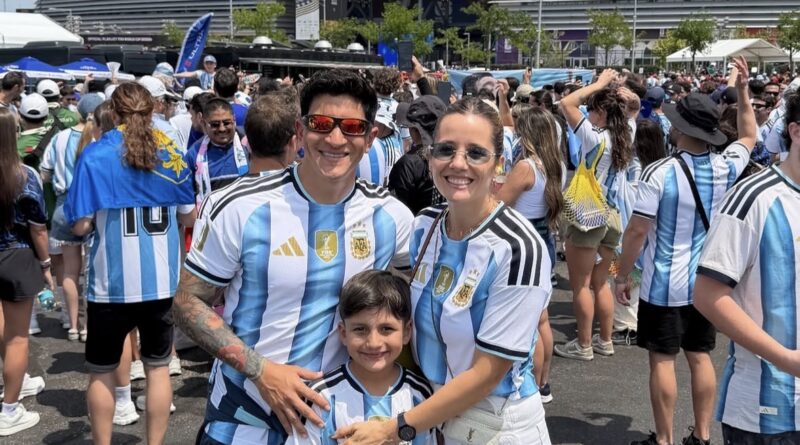 Germán Cano viaja com a familia para assistir a final da Copa do Mundo