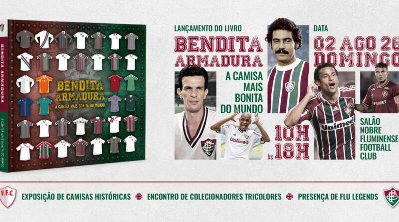 Fluminense lança livro “Bendita Armadura”, que resgata a história dos uniformes do clube