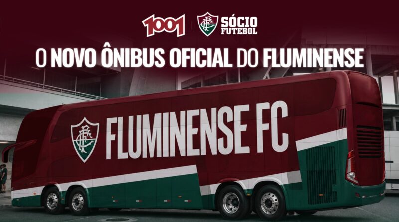 Após votação, sócios do Flu escolhe novo desenho do ônibus da equipe