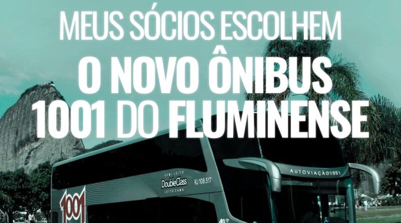 Fluminense abre votação para sócios escolherem novo desenho do ônibus do time