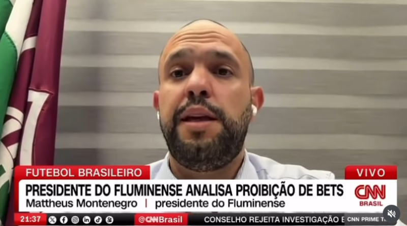 Presidente do Fluminense revela impacto de mais de R$ 100 milhões após fim das bets