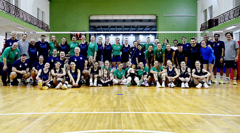 Vôlei feminino do Flu disputa jogos-treino contra seleções da Argentina e Colômbia