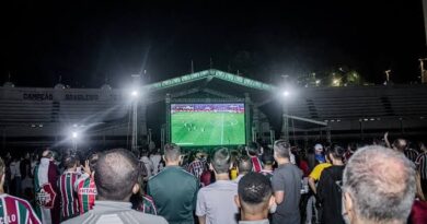 Fluminense disponibiliza telão em Laranjeiras para jogo contra o Platense pela Libertadores Fluminense disponibiliza telão em Laranjeiras para jogo contra o Platense pela Libertadores