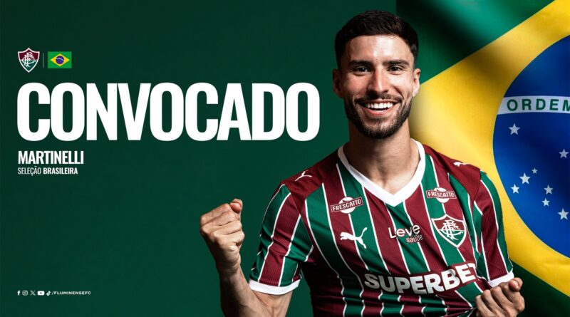 É SELEÇÃO! Martinelli, do Fluminense, é convocado por Ancelotti para amistosos com Austrália e Índia