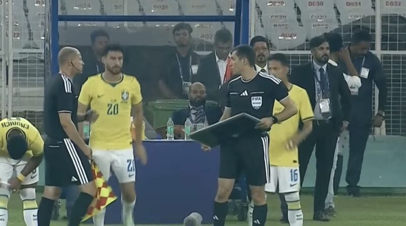 Martinelli entra em campo novamente pela Seleção Brasileira em goleada sobre a Índia
