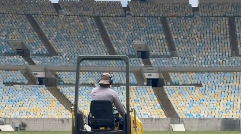 Maracanã conclui troca do gramado para sequência da temporada